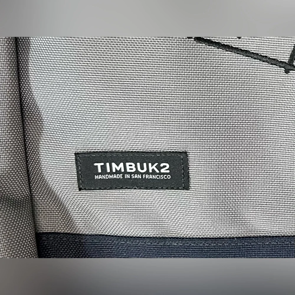 NEW Timbuk2 Custom Prospect Roll Top Laptop Work Backpack Black Gray Blue School